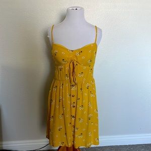 Large Yellow floral dress